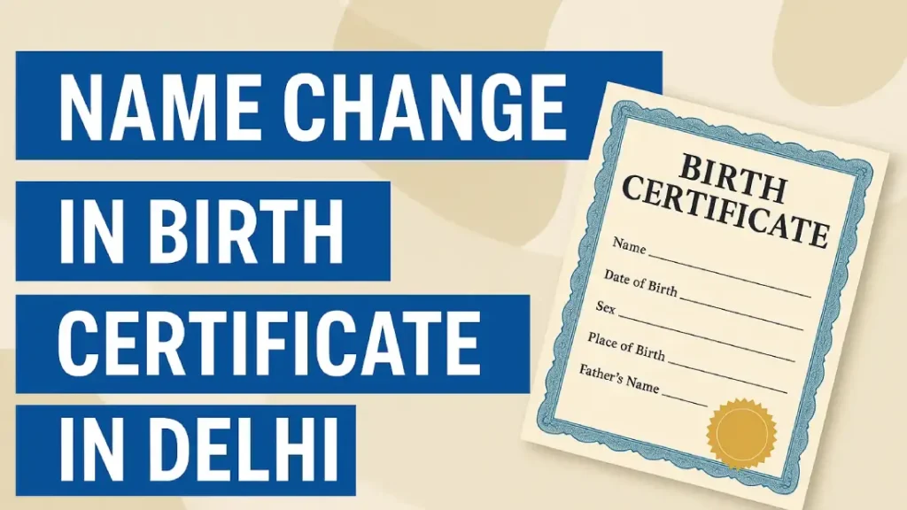name change in birth certificate in delhi
