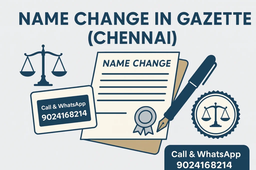Name Change in Chennai