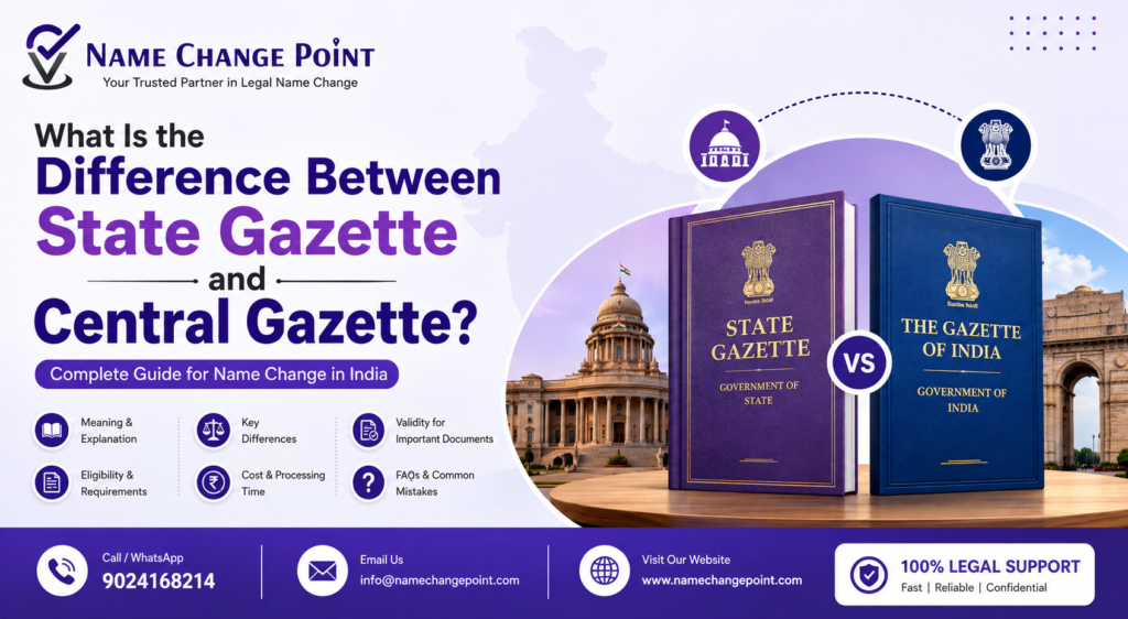 What Is the Difference Between State Gazette and Central Gazette