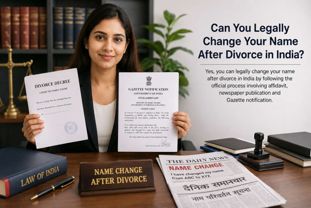 Can You Legally Change Your Name After Divorce in India